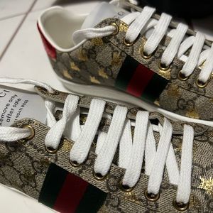 Gucci Ace GG Supreme Sneaker with Bees